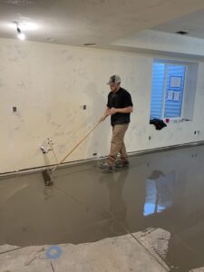flooring project going on